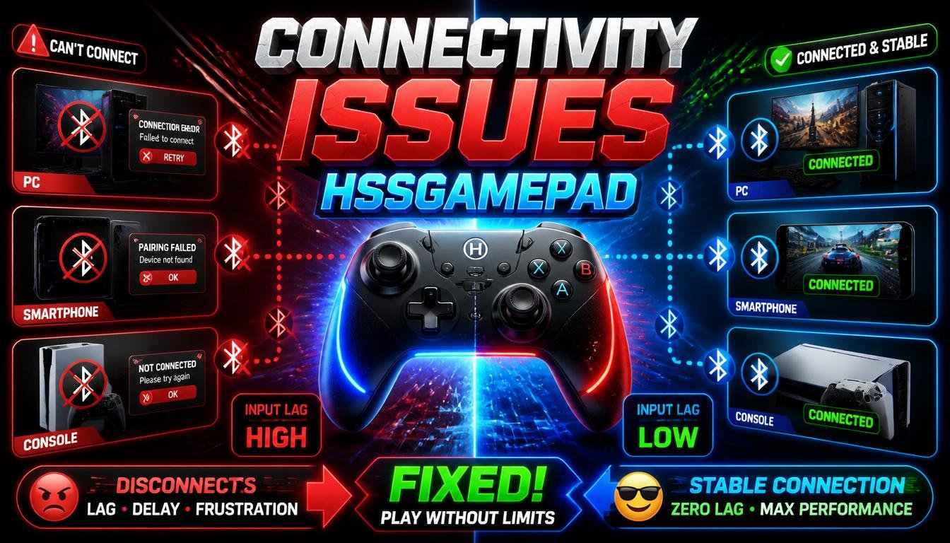 connectivity issues hssgamepad
